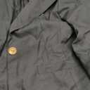 ELLEVEN Women's Linen Blazer 3/4 Ruched Sleeves, Lightweight Slim Fit Jackets with Pockets Half Lining L