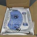 Swivel Shower Chair, 360 Non-Slip Shower Seat with Backrest for Elderly and Disabled, Height Adjustable Rotating Tub Transfer Bench for Seniors Bathroom Inside Shower(Blue)