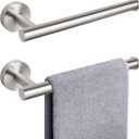 NearMoon Hand Towel Holder/Towel Ring, Thicken Stainless Steel Hand Towel Bar for Bathroom, Rustproof Wall Mounted Towel Rack, Contemporary Style Bath Accessories, 9 Inch (2 Pack, Brushed Nickel)