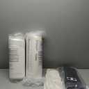 2 White Pillow 16x15 1/2x 7 1/2 inches, 16x 14 in And 2 Black Pillows, 16 x 15x 7 inches, 17 x 16in Different Shapes