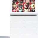 50 Pack 9 " x 6" x 2" Cookies Macaron Boxes for 12, Bakery Cakesicle Chocolate Covered Strawberries Boxes with Window Ore Cocoa Bombs Pastry Chocolate Boxes