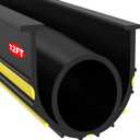 Jin&Bao Garage Door Bottom Weather Stripping Rubber Seal with T-Ends 5/16" - Protect Your Garage from Weather, Insects, and Dust with Premium Garage Door Draft Stopper12FT, Yellow