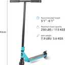Pro Scooters for Kids 8 +, Teens and Adults | Two Different Scooter Heights 31.5 and 36.6to Choose from