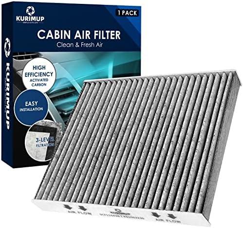KURIMUP Cabin Air Filter,Replacement for CF11643,Premium Cabin filter with Activated Carbon, Fit for A3/Q3/S3/TT Quattro and Atlas/GTI/Golf/Jetta/Tiguan(1 pack)