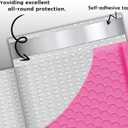 Yens Poly Bubble Mailers 8.5x12 25 Pack Hot Pink Waterproof Self Seal Adhesive Shipping Bags, Cushioning Padded Envelopes for Shipping, Mailing, Packaging Usable 8.5x11