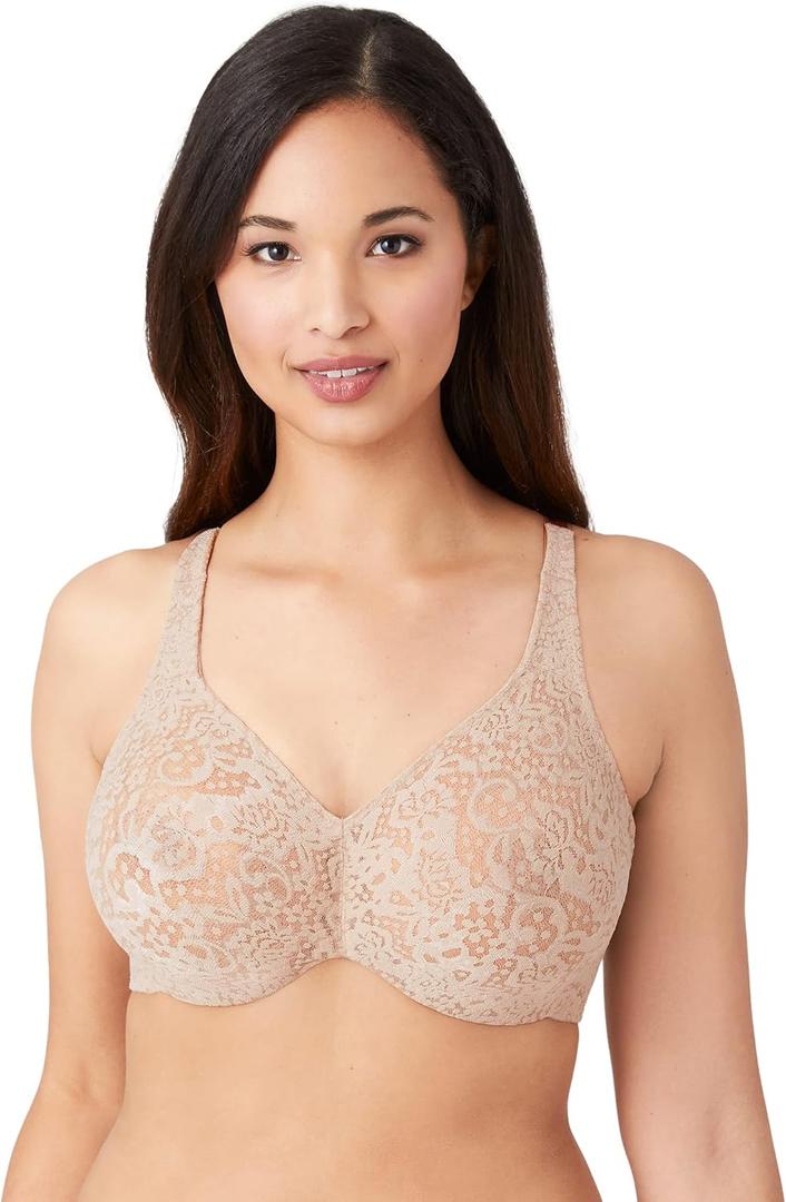 Wacoal Women's Halo Lace Full Coverage Underwire Bra (34C)