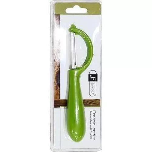 Serrated Piranha “Swivel” Peeler 7.25” Green