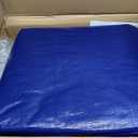 POOLHACKER Winter Pool Cover 15FT/18FT/21FT/24FT Round Above Ground - Round Pool Cover 21ft Round Above Ground, 4 Foot Overlap Extra Thick 420D Round Above Ground Pool Cover with Winch and Cable