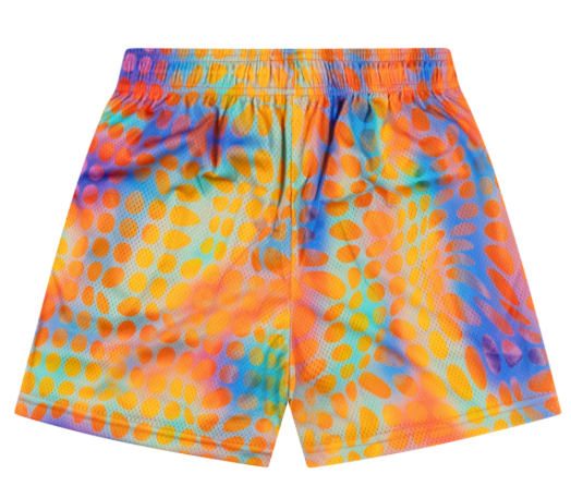Men Swim Trunks Shining Dots Print, Beach Shorts with Inner Quick Dry Board Shorts M