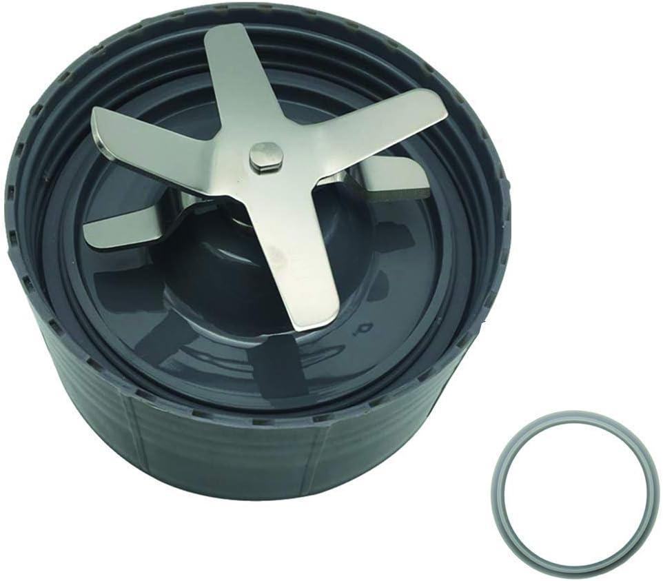Replacement parts pro Cross Blades with extra Replacement Gasket ring,Compatible with Nutri Bullet 600W and 900W series