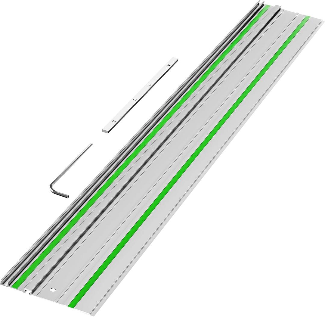 55in Guide Rail FS-1400/2, 55" Track for Festool TS-55/TS-60/TS-75 Track Saws, 55in Guide Rail With Connector, High-Strength Aluminum Alloy 55in Guide Rail FS-1400/2, 55" Track for Festool TS-55/TS-60/TS-75 Track Saws, 55in Guide Rail With Connector, High-Strength Aluminum Alloy