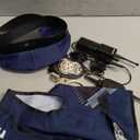 Keymall Kids Police Officer Costume Set 6 Pcs Including Cop Hat Vest Sunglasses Badge Walkie Talkie for Pretend Play Dress Up