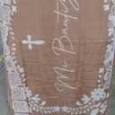 MEHOFOND 7x5ft Mi Bautizo Baptism Backdrop Brown Mexican Cielito Lindo Vertical Background Christening First Holy Communion Mexican Baptism Party Banner Photo Booth Supplies