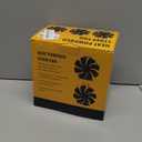 Tomersun Wood Stove Fan 8 Blades Heat Powered, Fireplace Fan Woodstove for Buddy Heater (Included Bracket), Wood Burning Stove Non Electric Thermoelectric Thermal Fan w/Thermometer (Full Medium)