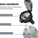 Half Gallon Water Bottle with Sleeve, 64OZ Motivational Water Bottle with Straw & Time Marker, BPA Free Leakproof Large Sports Water Bottle, Reusable Water Jug for Workout Gym Sport