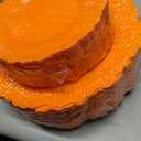 SUT 60 PCS Orange Plastic Plate, Plastic Plates Include 30PCS 10 inch Dinner Plates and 30 PCS 7 inch Dessert Plates, Disposable Plate for Party, 7.5inch