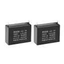 uxcell Ceiling Fan Capacitor CBB61 4uF 450V AC Single Insert Metalized Polypropylene Film Capacitors 47x18x34mm for Water Pump Motor Generator, Pack of 2