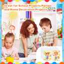 60 Pcs Canvases for Painting 5 x 7 Inch Stretched White Blank Cotton Canvas Panel Boards Bulk Flat Canvas Boards for Acrylic Oil Tempera Metallic Neon Painting Crafts