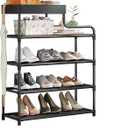 4 Tier Shoe Rack for Front Door Entrance - Metal Shoe Rack - Estante Para Zapatos - Zapatero Organizador - Zapateras Organizer para Closet - Zapatera para Entrada de Casa
