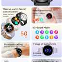 Fitness Tracker with Heart Rate Monitor Activity Tracker with Pedometer Smart Watch Sleep Monitor with Step Counter Calories Blood Oxygen Blood Pressure Monitor Make/Answer Call Health Tracker