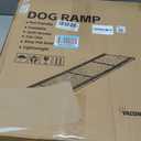Dog Ramp for Car 71" L x 17" W, Foldable Pet Ramp for Large Dogs with Non-Slip Rug Surface, Portable Dog Car Ramp for SUV, Truck & Vehicle, Heavy-Duty Aluminum Pet Loading Ramp Supports 250 lbs