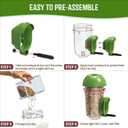 LONA Bird Feeders for Outdoors, Tube Feeder Weatherproof with Multiple Hanging Methods, Wild Bird Feeding Silo for Outside, 1 Port