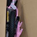 GROWNEER 16" Kids Balance Bike for 4-8 Year Old Boys Girls, Lightweight High Carbon Steel Frame, Adjustable Padded Seat & Handlebars, Rear Brake, All-Terrain, Pink