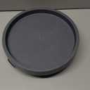 NAZKAEN 11 Inch Planter Caddies Rolling Saucer Caddy with Wheels, Heavy Duty Wheeled Stand for Potted Plant, Round Coaster Roller Base Tray with Casters, Flower Pot Dolly Holder for Indoor Outdoor (Gray)