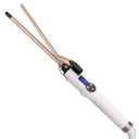 9mm Curling Iron Professional, 3/8 Inch Ceramic Tourmaline Curl Wand Barrel, Hair Curler Iron for Long & Short Hair,Glove Include, Gold