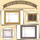 11x14 Wood Frame for Canvas Painting,Gold Baroque Canvas Frame