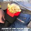 4 x MAAD™ 'Fries on The Fly' Universal Car French Fry Holder for Cup Holder - Perfect White Elephant Gift Idea, Stocking Stuffer