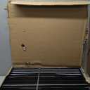 SHUSHIM 48 Inch Heavy Duty Dog Crate Kennel with Wheels, High Anxiety Indestructible Dog Crates for Large Dogs, XL XXL Extra Large Dog Crate with Removable Plastic Tray, Two Locks (Black, Square) (47.2"L x 30.7"W x 35.0"H)