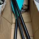 niphean Sup Paddle, Adjustable Paddle Board Paddles, Lightweight Kayak Paddle, Detachable Stand Up Paddle Board Accessories Oars with Aluminum Alloy Shaft and Fiberglass Blade (Green SUP Paddle-3 Piece)