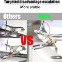 8 Pack Dragonfly Clip, 3D Dragonfly Garden Stakes Decor, Garden Decor with Sticks Plastic Dragonfly Decoy Stakes Decoration Ornaments Accessory for Gardening Patio Yard