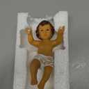 Baby Jesus Nativity Figurine | Painted Christ Child | Add to Manger or Creche Scene | Great Christian Home and Church Dcor for Christmas Season | 12", 8", 6" or 4.5" Long (4.5" Jesus)