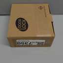 Bonpoly 1 Pack Gold Door Handle, Wave Style Privacy Door Lever(Thumb Turn Inside Lock) for Bedroom Bathroom, Keyless Interior Lever with Satin Brass Finish, Right Handing