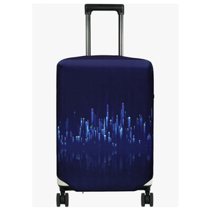 HYPER VENTURE Washable Luggage Cover - Fashion Suitcase Protector Fits 27-30 Inch Luggage (Nightscape, L)