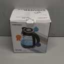 Chefman Electric Kettle, 1.8L 1500W, Hot Water Boiler, Removable Lid for Easy Cleaning, Auto Shut Off, Boil-Dry Protection, Stainless Steel Filter, BPA Free, Borosilicate Glass Electric Tea Kettle (Black)