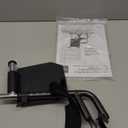 Medline Durable Folding Steel Transport Wheelchair with Swing-Away Footrests, 19-Inch Seat Width, Black Frame, Black Upholstery