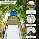 AKOZLIN Portable Pop Up Shower Tent Instant Privacy Dressing Changing Tent Outdoor Shower Room Camp Toilet Tent,  6.2ft High-39.4"width