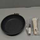 CAROTE Nonstick Frying Pan Skillet,Non Stick Granite Fry Pan Egg Pan Omelet Pans, Stone Cookware Chef's Pan, PFOA Free,Induction Compatible(Classic Granite, 8-Inch) (Black)