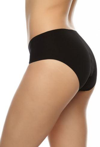 Women Underwear Seamless Full Coverage Cotton Briefs No Show Invisible Stretch Hipster Ladies Panties 4 Pack Black M-L