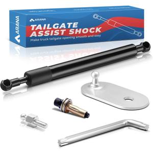 ARANA Tailgate Assist Shock for F150 F250 F350 F450 1997-2016, Tail Gate Slow Down Damper Accessories Fit 1997-2003 Ford F-150, 1999-2016 F-250 F-350, 2010-2016 F-450(All Tools Provided)
