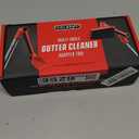 Multi-Angle Gutter Cleaning Tools from the Ground - Gutter Cleaner tool attachment for Threaded Poles - Gutter Scoop & Brush for rain gutter cleaning and leaf removal from Gutter Guard