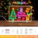 Lumiboard 20 Inch LED Drawing Board for Kids with 19 Highlighters, 4 Modes & 7 Colors, Light Up Sign, Acrylic Dry Erase Board with Stand, Adapter, Hanging Chain, Spray Bottle