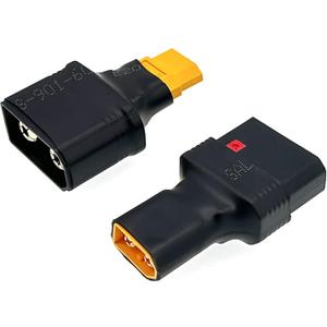 Nuofany 1Pairs QS8 to XT60 Adapter, XT60 Female to QS8-S Male Connector -, XT60 Male to QS8 Female Connector for Charging Lipo Battery RC Car, Drones, RC Boat Batteries