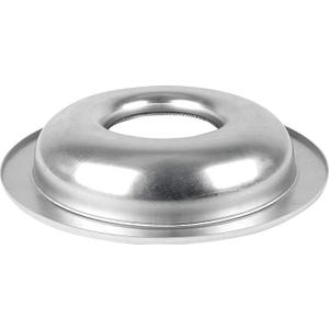 Allstar Performance Air Cleaner Base, 14 in Round, 5-1/8 in Carb Flange, Drop Base, Lightweight, Aluminum, Natural, Each
