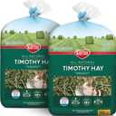 Kaytee Timothy Hay, High Fiber, Grown Specifically for Small Animals, Rabbits, Guinea Pigs, Chinchillas, Ideal Bulk Order for Small Pets, 12 pounds (EXP 04/24/28)