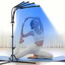 Red Light Therapy for Body, 180LEDs 415nm & 660nm & 850nm Blue Infrared Light Therapy, 5 Brightness & 10/20/30Mins Timer & Gooseneck Design, for Home Office Use