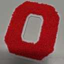 Waydress 26 Pcs Preppy Chenille Letter Iron on Letters Patches 2.8 Inch Self Adhesive, Sew on Chenille A-Z Alphabet Letter Patches for Clothing DIY Supplies(red-White Style)